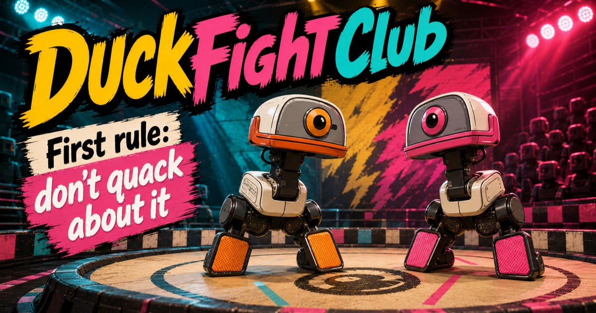Pro wrestling for reinforcement-learning ducks